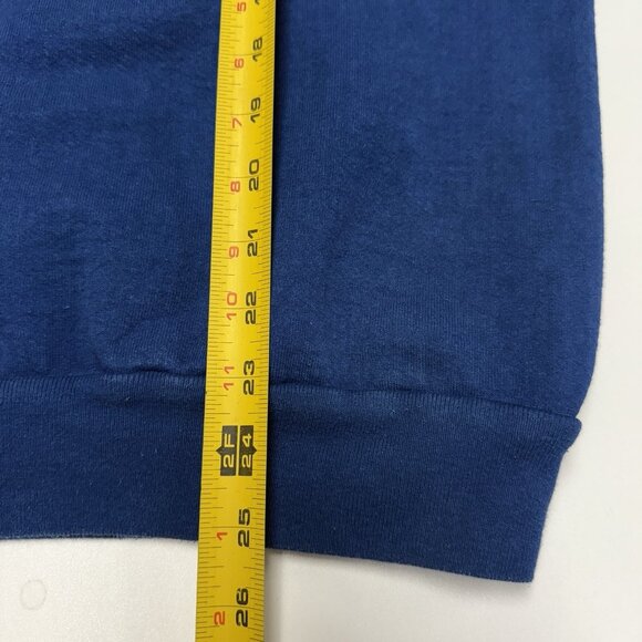 Rich Mom West Village Sweatshirt Womens Small Blue Crew Neck Embroidered - Picture 11 of 14